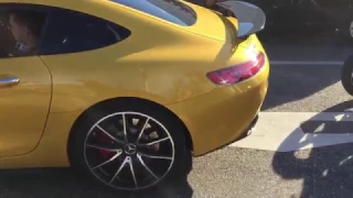 Mercedes AMG GT - LOUD REVS and SOUND !