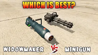 GTA V ONLINE GUN TEST | MINIGUN vs WIDOWMAKER (Which Is Best)