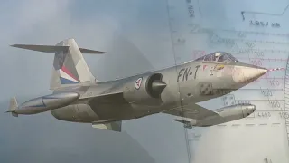 TIEFFLUG  mit einem Starfighter F-104G