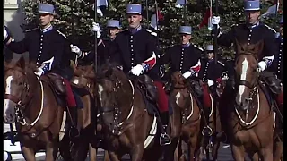 Fanfare principale de l'Arme Blindée Cavalerie Escorte d'honneur Saumur 1997