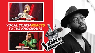 David sings Fallin by Alicia Keys on The Voice Nigeria 2023 Knockouts - [VOCAL COACH DavidB REACTS]