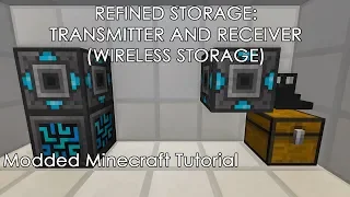 Refined Storage - Network Transmitter / Receiver / Card | Wireless Tutorial