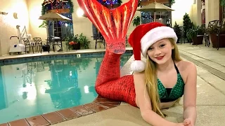 The Magic Mermaid gives Princess Ella a surprise Christmas gift and she becomes a Real Mermaid