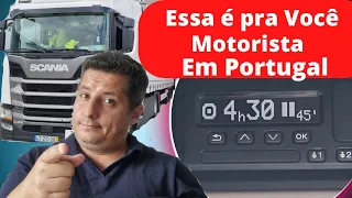 🛑COMO FUNCIONA O TACÓGRAFO PRA MOTORISTAS EM PORTUGAL.