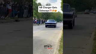 1968 Charger Gets Sideways Leaving Dayton Cars And Coffee!