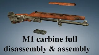 M1 carbine: full disassembly & assembly