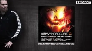 Army of hardcore 2012 (Spain) warm-up mix by DJ Bigfoot