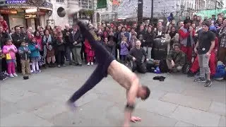 Breakdance Show in Piccadilly Circus, London