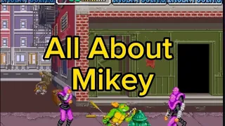 Mikey In Turtles In Time Arcade Game