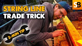 Straight String Line Trick ~ 2-Minute Tip