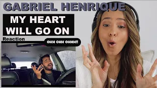 GABRIEL HENRIQUE - My Heart Will Go On - (Singing in The car) Cover Celine Dion | REACTION!!