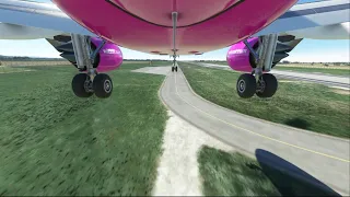 Wizzair pilot lands on taxiway | Airbus A320neo