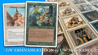 Budget MtG 93/94, GW Erhnamgeddon vs UW Mid-Range, Old School Magic the Gathering | 685