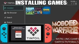 Switch Tutorials #2 Installing Games (.XCI .NSP) Game Card Backups