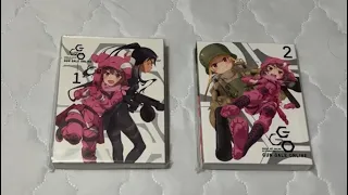 Sword Art Online Alternative Gun Gale Online Blu-ray Set 1 & 2 Unboxing