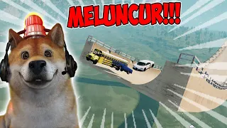 PERCOBAAN TERJUN BEBAS MOBIL DARI PELUNCURAN TERTINGGI!! - BeamNG drive