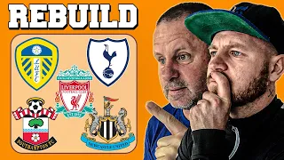 We REBUILD clubs from England // [Liverpool, Newcastle, Southampton, Spurs & Leeds Compilation]