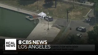 2 arrested after body found in lake at MacArthur Park