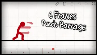 The EASIEST Punch Barrage Animation Tutorial (Flipaclip)