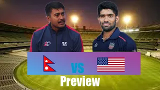 PREVIEW | Nepal vs USA ll CWC League 2 ll