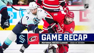 Kraken @ Hurricanes 10/26 | NHL Highlights 2023