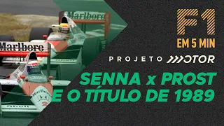 ENTENDA A RIVALIDADE SENNA x PROST NA F1 EM 1989