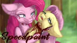 Shhht... Sleep [GoreContent13+] - Mlp Speedpaint