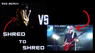 Reb Beach VS Paul Gilbert - Shredding - Guitar Solo