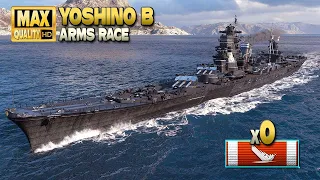 Cruiser Yoshino B: 345k in Arms Race - World of Warships