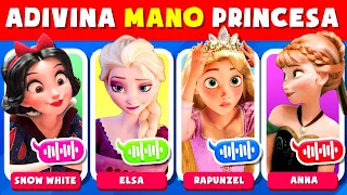 Adivina El Personaje De DISNEY Por Su MANO 🏰🎬🖐 | Snow White, Moana, Elsa, Rapunzel, Asha