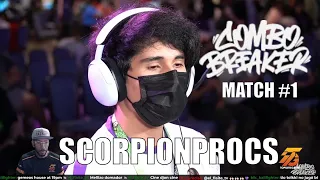 MK11: SCORPIONPROCS - COMBO BREAKER 2023 - MATCH #1 【Mortal Kombat 11】