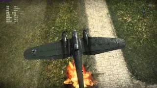 War thunder He-111 H-3 bomb drop test