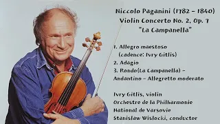 Ivry Gitlis - Paganini: Violin Concerto No. 2, Op. 7 "La Campanella"