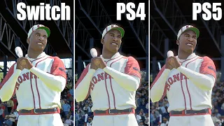 Nintendo Switch vs. PS4 vs. PS5 Comparison | MLB the Show 23