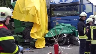 A2 bei Dortmund: Schrecklicher Doppelunfall fordert zwei Todesopfer