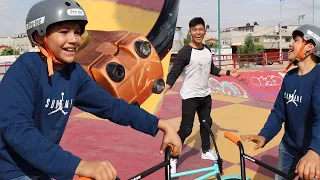 JAIR de 12 años "EL PEQUEÑO PRODIGIO" primeros meses MONTANDO EN SU NUEVA BMX