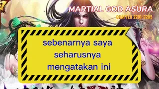 Martial God Asura Chapter 2201-2205