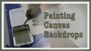 Painting My Own Canvas Backdrops