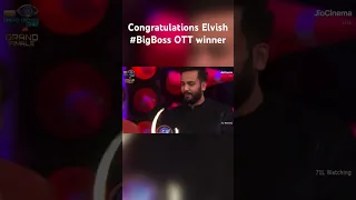 Congratulations Elvish #Big Boss OTT winner #biggboss #elvishyadav #abhishek #bigbossott #viral