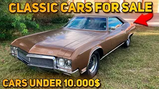 20 Impressive Classic Cars Under $10,000 Available on Facebook Marketplace! Great Budget Cars!