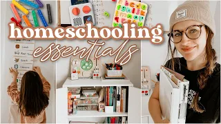 Our Homeschooling Must Haves! | Products + Supplies we LOVE for Preschool + Grade 1