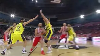 Vassilis Spanoulis Absolutely Insane Behind The Back No Look Pass Assist To Georgios Printezis