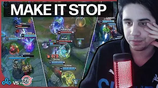 4 THROWS IN ONE GAME?! | C9 vs 100T | IWD LCS Co-Stream