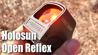 Detailed look at the Holosun HS510C Circle & Red Dot Solar Powered Open Reflex Sight Optic