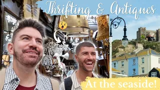 THRIFTING & ANTIQUE HUNTING ON THE ENGLISH COAST! EXPLORE HASTINGS WITH US! | MR CARRINGTON
