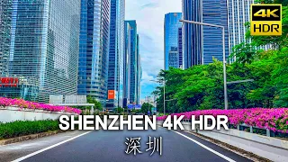 Driving in Shenzhen, China, a driving tour in a city like a sci-fi movie｜4K HDR