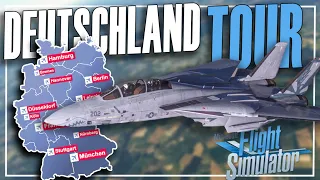 Mit der F-14 durch Deutschland | Community Tour Teil 2 im Flight Simulator