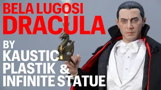 Kaustic Plastik Dracula 1931 Bela Lugosi Infinite Statue 1/6 Scale Figure Unboxing & Review