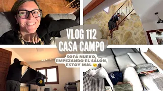 VLOG CASA CAMPO 112 *Tele Nueva, Empezamos el Salón, Estoy Mal* VLOG SEMANAL BakeOrDie