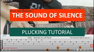 THE SOUND OF SILENCE [CAPO 6th Fret] (easiest guitar guide- with tabs)